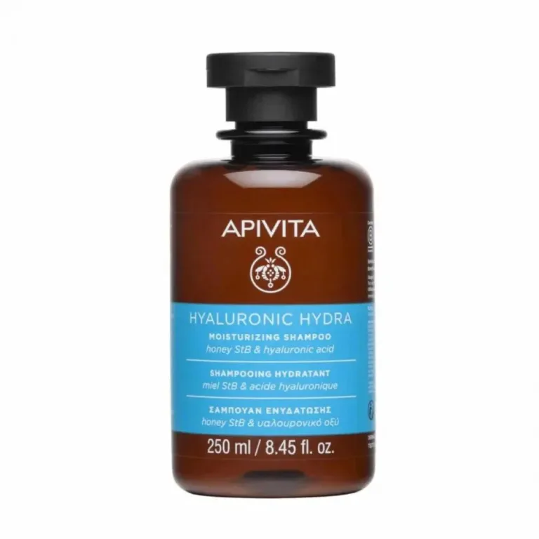 Apivita Hyaluronic Hydra Moisturizing Shampoo 250ml (8.45fl oz) - FrenchBeautyHub