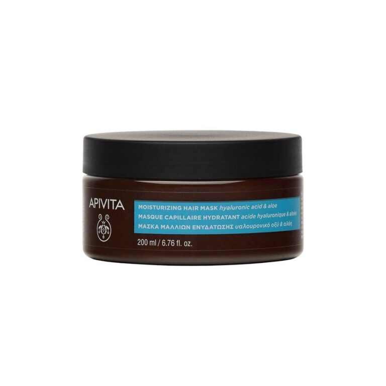 Apivita Moisturizing Hair Mask Hydratant 200ml (6.76fl oz) - FrenchBeautyHub