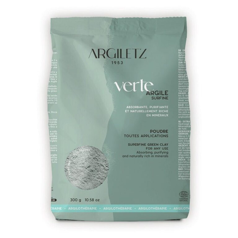 Argiletz Green Clay Surfine Powder All Applications 300g (10.58 oz) - FrenchBeautyHub