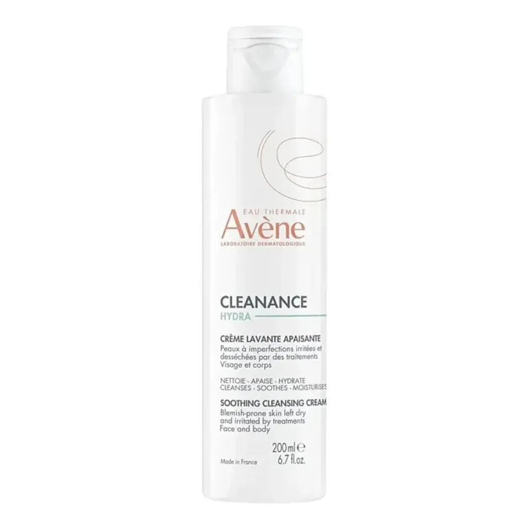 Avène Cleanance Hydra Soothing Cleansing Cream 200ml (6.76fl oz) - FrenchBeautyHub
