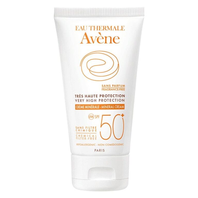 Avène Mineral Facial Cream SPF 50+ 50ml (1.69 fl oz) - FrenchBeautyHub
