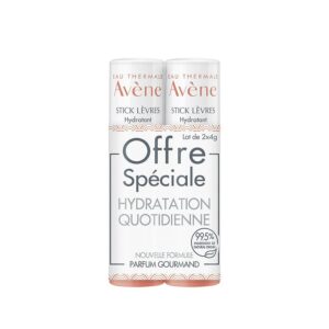Avène My Essentials Hydrating Lipstick Duo 4g x2 (0.14 oz x2) - FrenchBeautyHub