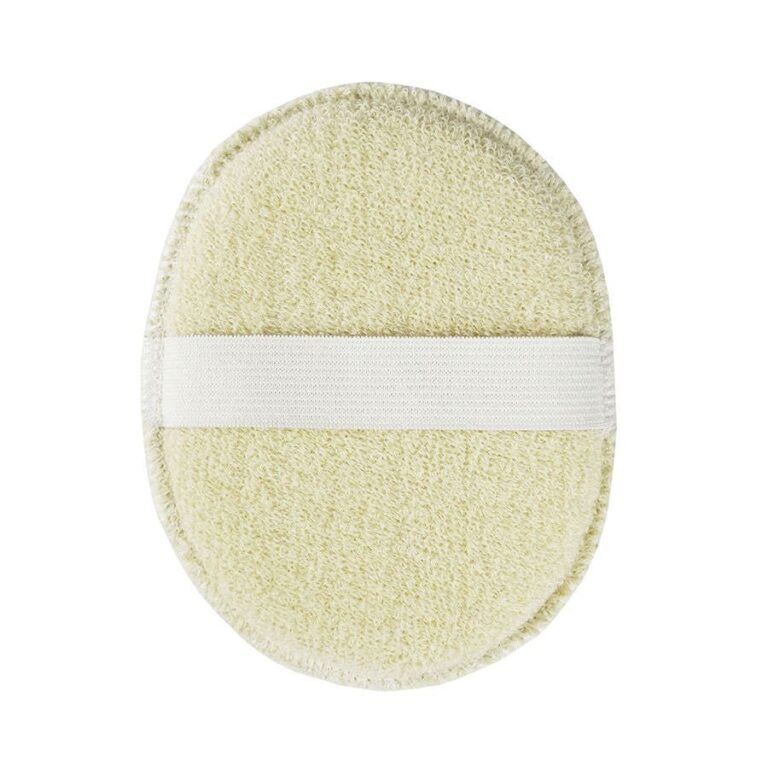 Avril Organic Cotton Face Sponge - 14cm x 11.5cm - FrenchBeautyHub