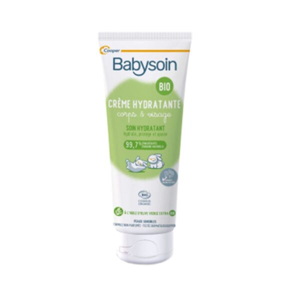 Babysoin Hydrating Cream Body and Face from birth 200ml (6.76fl oz) - FrenchBeautyHub