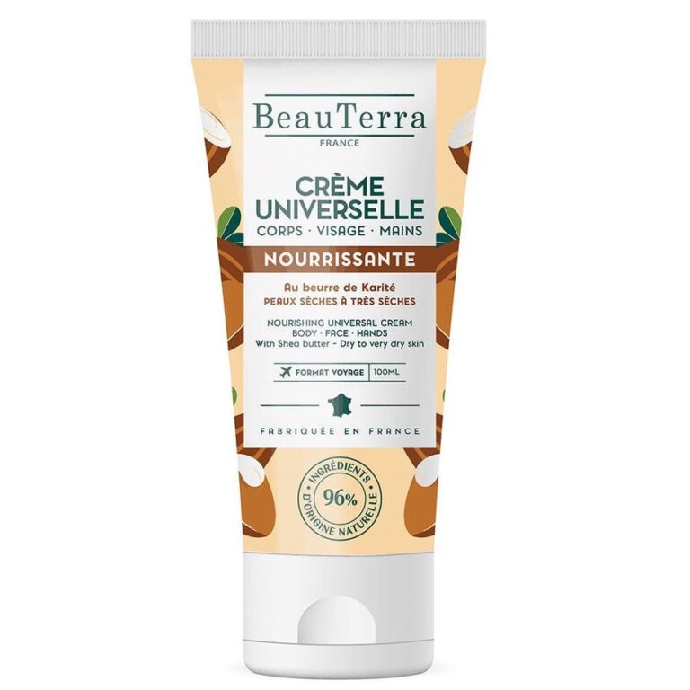 Beauterra Nourishing Universal Cream Shea Butter 100ml (3.38fl oz) - FrenchBeautyHub