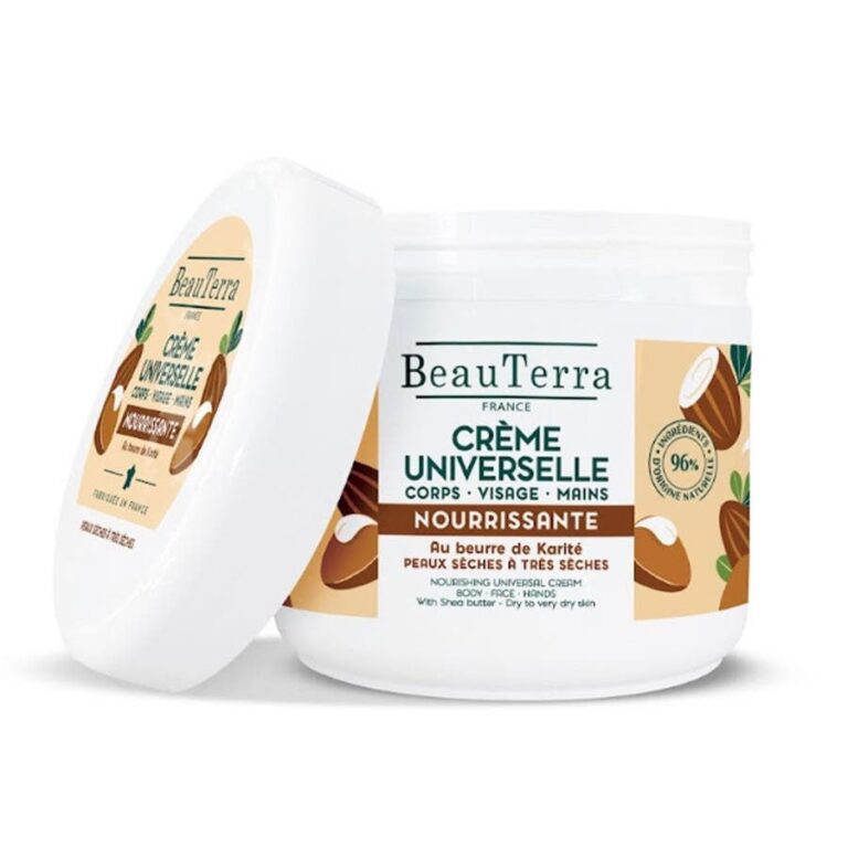 Beauterra Nourishing Universal Cream Shea Butter 400ml (13.52fl oz) - FrenchBeautyHub
