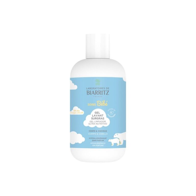 Beauterra Organic Perfumes Baby Wash Gel Sensitive Skin Hair & Body 250ml (8.45fl oz) - FrenchBeautyHub