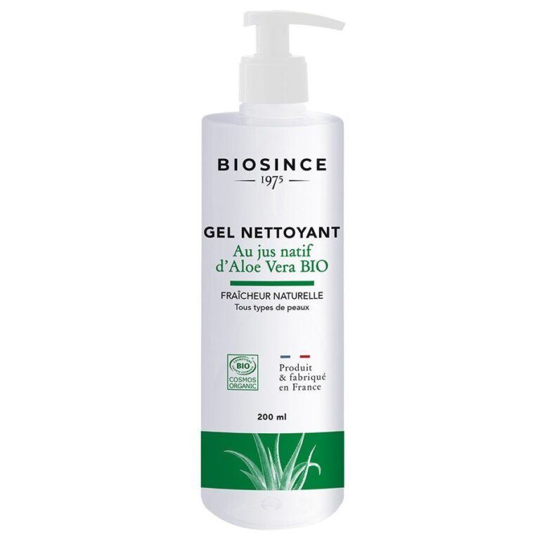 Bio Since 1975 Organic Aloe Vera Face Wash 200ml (6.76 fl oz) - FrenchBeautyHub