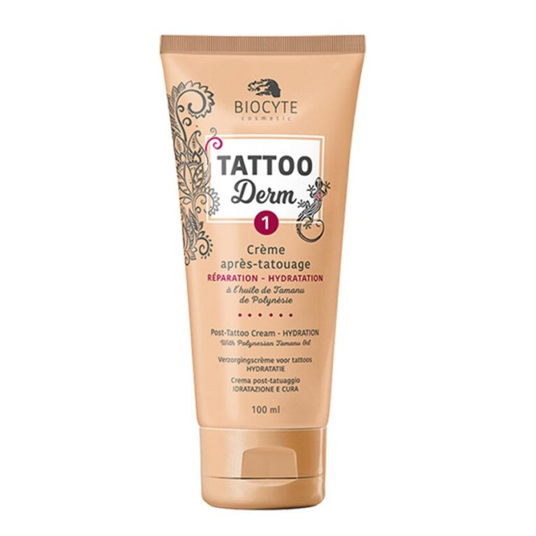 Biocyte Tattoo Derm 1 After Tattoo Cream 100ml (3.38fl oz) - FrenchBeautyHub