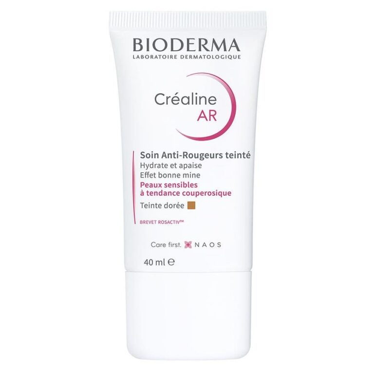 Bioderma Créaline AR Anti - Redness Tinted Moisturizer Golden for Sensitive Skin 40ml (1.35 fl oz) - FrenchBeautyHub