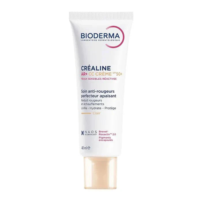 Bioderma Créaline AR+ CC Cream SPF50+ Light 40ml (1.35fl oz) - FrenchBeautyHub