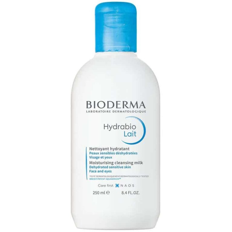 Bioderma Hydrabio Moisturizing Cleansing Milk for Sensitive Skin 250ml (8.45 fl oz) - FrenchBeautyHub