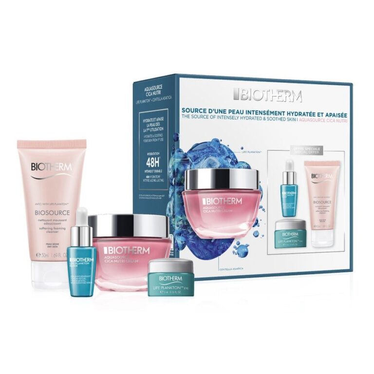 Biotherm Aquasource Cica Nutri Gift Set for Dry Skin - FrenchBeautyHub