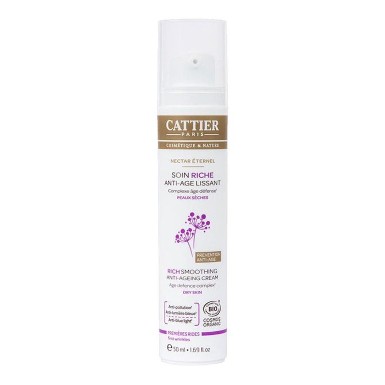 Cattier Anti - Aging Rich Smoothing Care for Dry Skin Bio Nectar Eternel 50ml (1.69fl oz) - FrenchBeautyHub