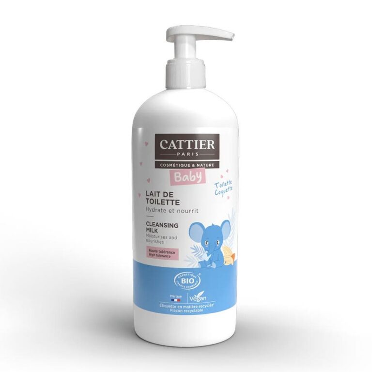 Cattier Baby Baby Cleansing Milk Face And Body 500ml (16.91fl oz) - FrenchBeautyHub
