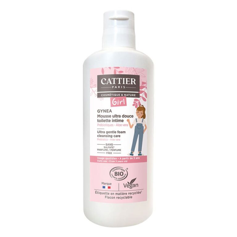 Cattier Gynea Ultra Soft Foam Intima Girl Toiletries From 3 years old 150ml (5.07fl oz) - FrenchBeautyHub