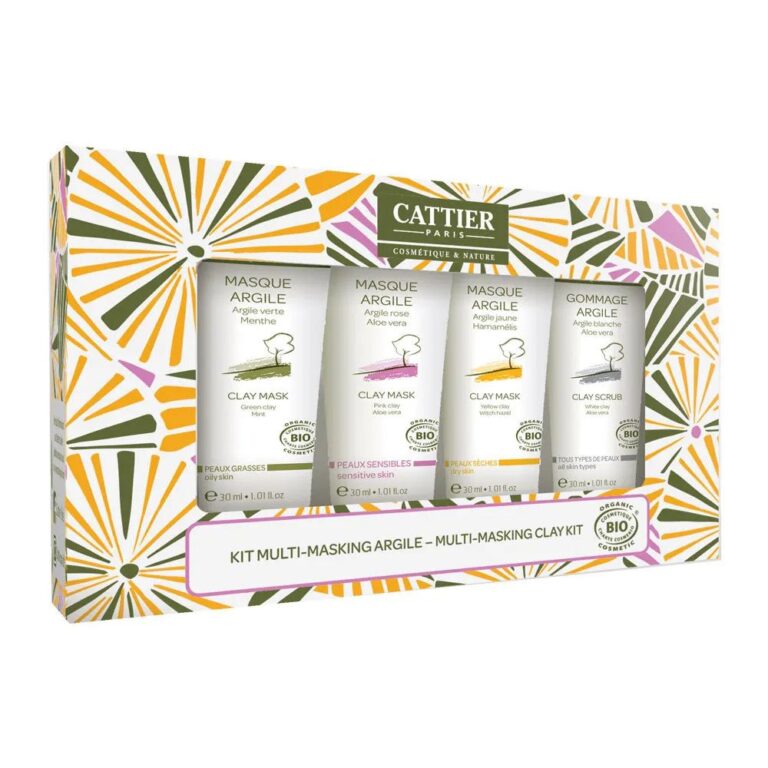 Cattier Multi - Masking Clay Kit Giftbox - FrenchBeautyHub