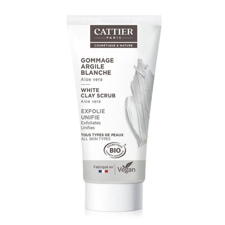 Cattier White Clay Scrub 30ml (1.01fl oz) - FrenchBeautyHub