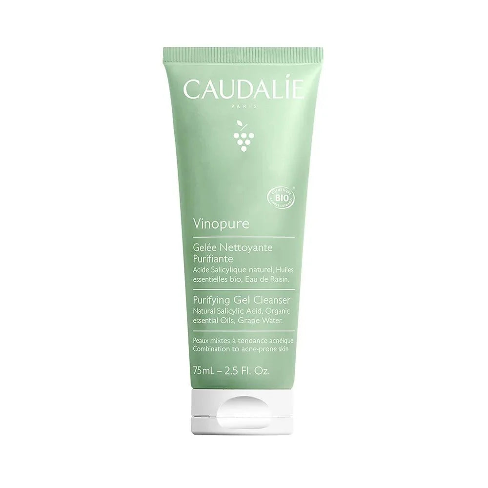 Caudalie Vinopure Purifying Gel Cleanser - FrenchBeautyHub