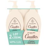 Cavaillès Intimate Dryness Freshness Intimate Cleanser 250ml x2 (8.45fl oz x2) - FrenchBeautyHub