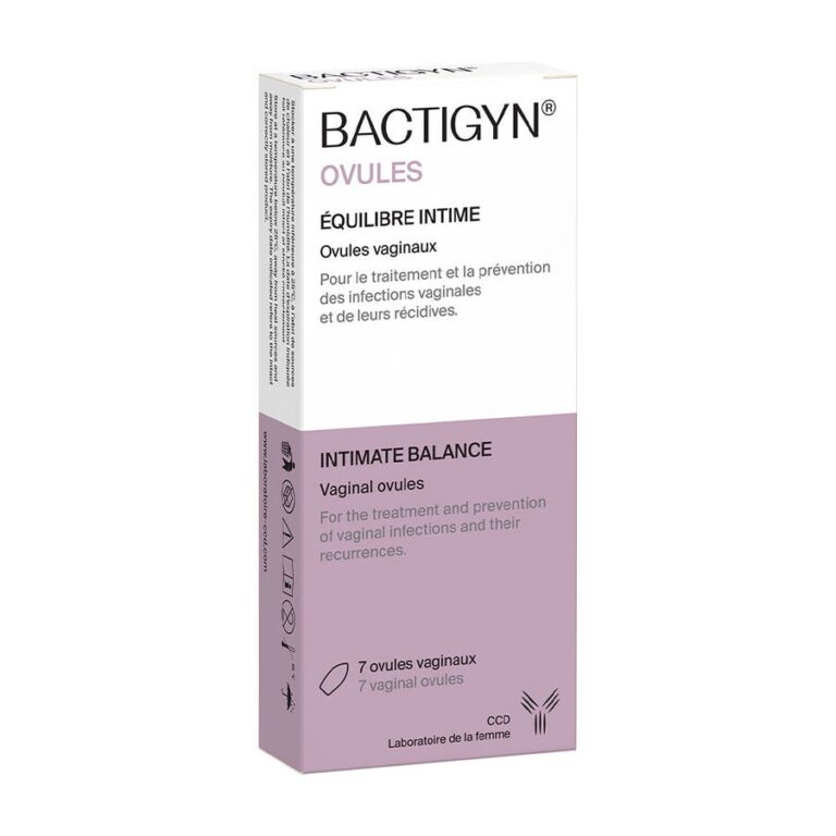 Ccd Bactigyn Intima Balance x7 Vaginal Ovules - FrenchBeautyHub