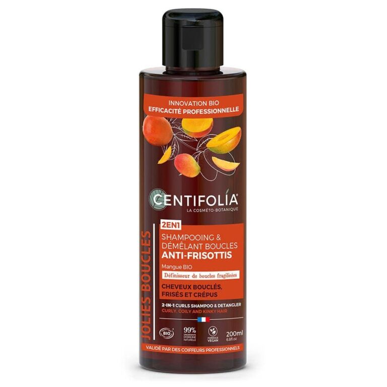 Centifolia Anti - Frizz Curls Shampoo & Detangler Curly and Frizzy Hair 200ml (6.76fl oz) - FrenchBeautyHub