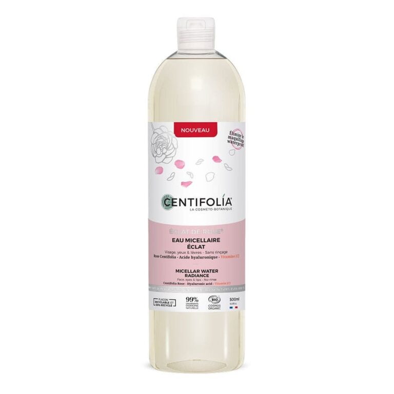 Centifolia Eclat de Rose¨ Radiance Micellar Water 500ml (16.90fl oz) - FrenchBeautyHub