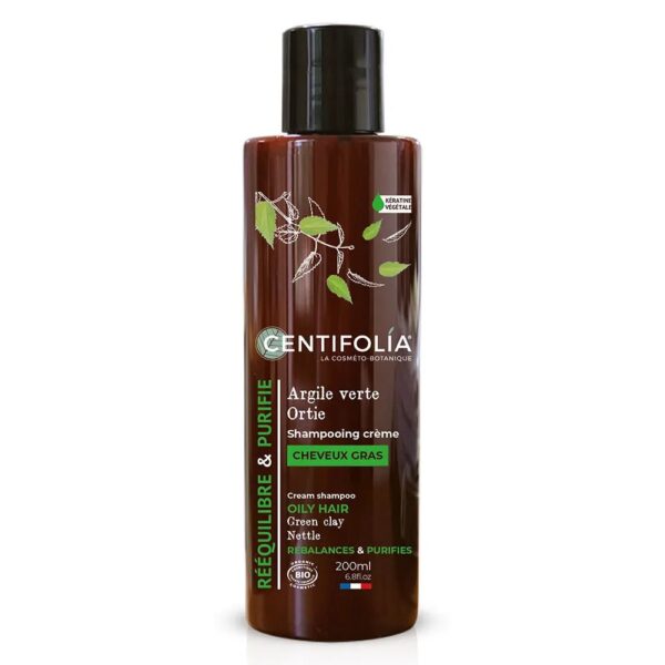 Centifolia Nettle & Green Clay Cream Shampoo for Oily Hair - FrenchBeautyHub