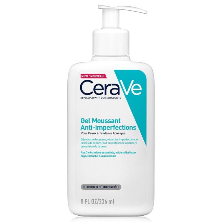 Cerave Face Anti - Blemish Foaming Gel Blemished & acne - prone skin 236ml (7.98fl oz) - FrenchBeautyHub