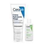 CeraVe Facial Moisturizing Lotion for Normal to Dry Skin 52ml + Hydrating Cleanser 20ml (0.67fl oz) - FrenchBeautyHub