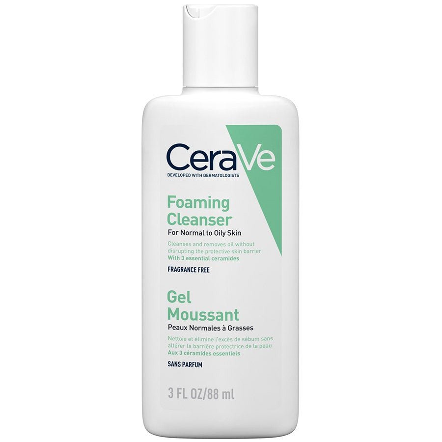 CeraVe Foaming Cleanser for Normal to Oily Skin - FrenchBeautyHub
