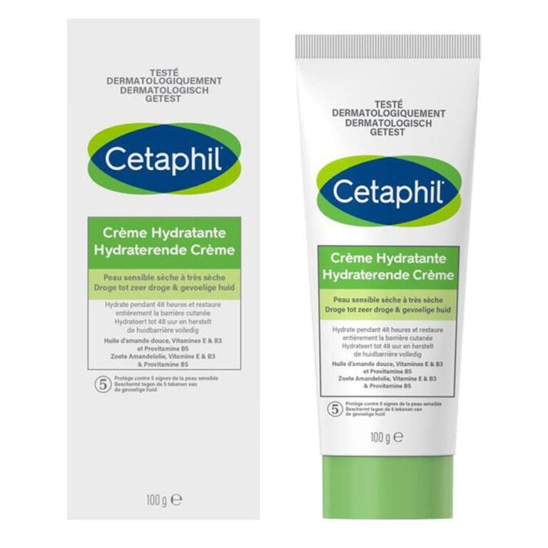 Cetaphil Hydrating Cream Dry to Very Dry Sensitive Skin 100g (3.52 oz) - FrenchBeautyHub