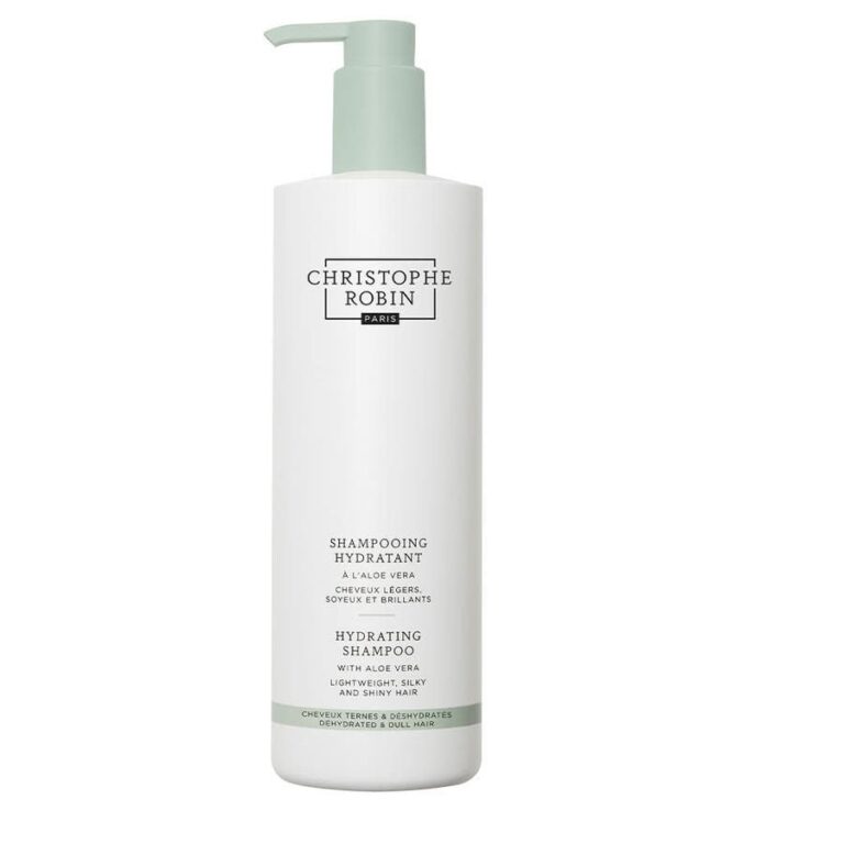 Christophe Robin Hydrating Ritual Hydrating Shampoo with Aloe Vera 500ml (16.90 fl oz) - FrenchBeautyHub