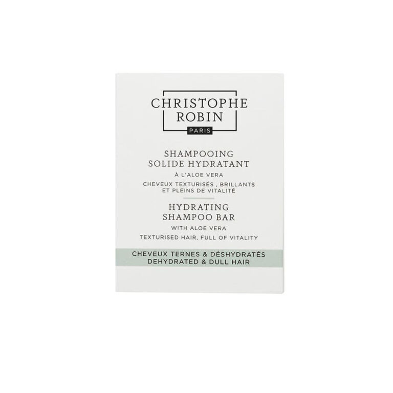 Christophe Robin Hydrating Ritual Solide Hydrating Shampoo with Aloe Vera Dull & Dehydrated Hair 100g (3.52 oz) - FrenchBeautyHub