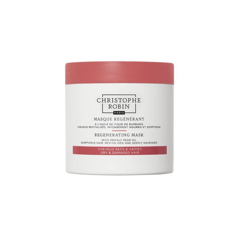 Christophe Robin Regenerating Prickly Pear Oil Mask for Dry & Damaged Hair 250ml (8.45 fl oz) - FrenchBeautyHub