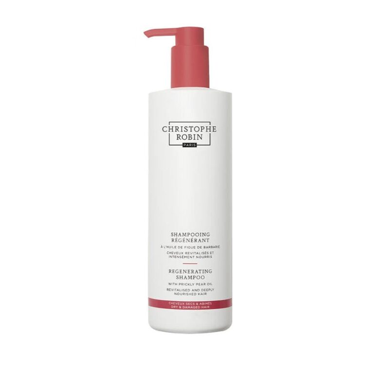Christophe Robin Regenerating Ritual Regenerating shampoo with prickly pear oil Dry & Damaged Hair 500ml (16.90fl oz) - FrenchBeautyHub