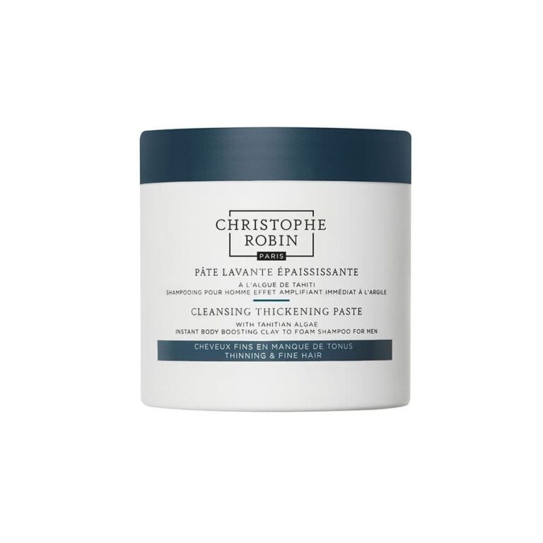 Christophe Robin Thickening Wash Paste with Tahitian Seaweed Man 250ml (8.45fl oz) - FrenchBeautyHub