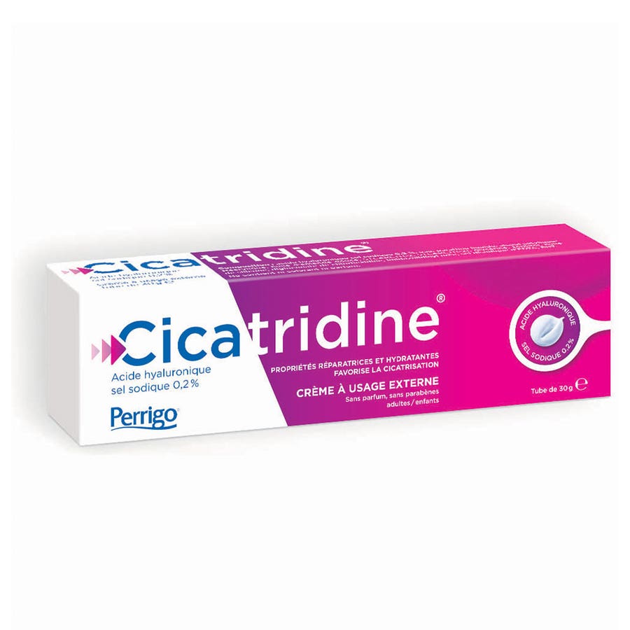 Cicatridine Healing Cream With Hyaluronic Acid 30g (1.01fl oz)