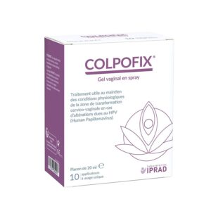 Colpofix Vaginal Gel spray 20ml (0.68fl oz) bottle + 10 applicators - FrenchBeautyHub
