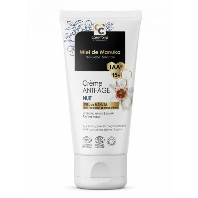 Comptoirs Et Compagnies Anti - Ageing Face Night Cream IAA 15+ Manuka Honey 50ml (1.69fl oz) - FrenchBeautyHub
