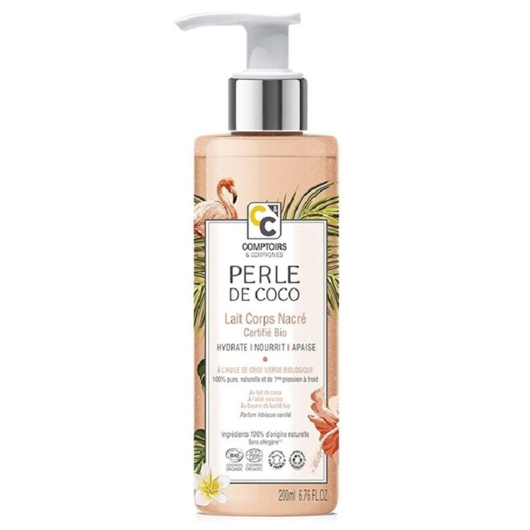 Comptoirs Et Compagnies Perle de Coco Organic Pearly Body Lotion 200ml (6.76fl oz) - FrenchBeautyHub