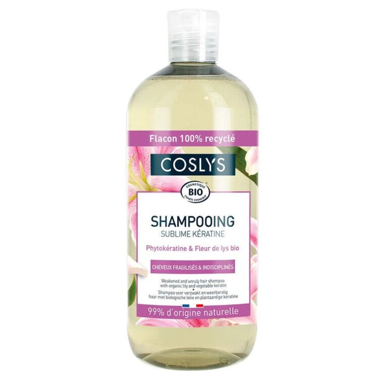 Coslys Organic Keratin Sublime Shampoo Fragile hair 500ml (16.90fl oz) - FrenchBeautyHub