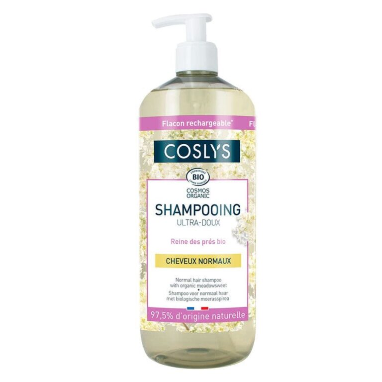 Coslys Organic Ultra Gentle Shampoo Normal hair 1L (33.81fl oz) - FrenchBeautyHub