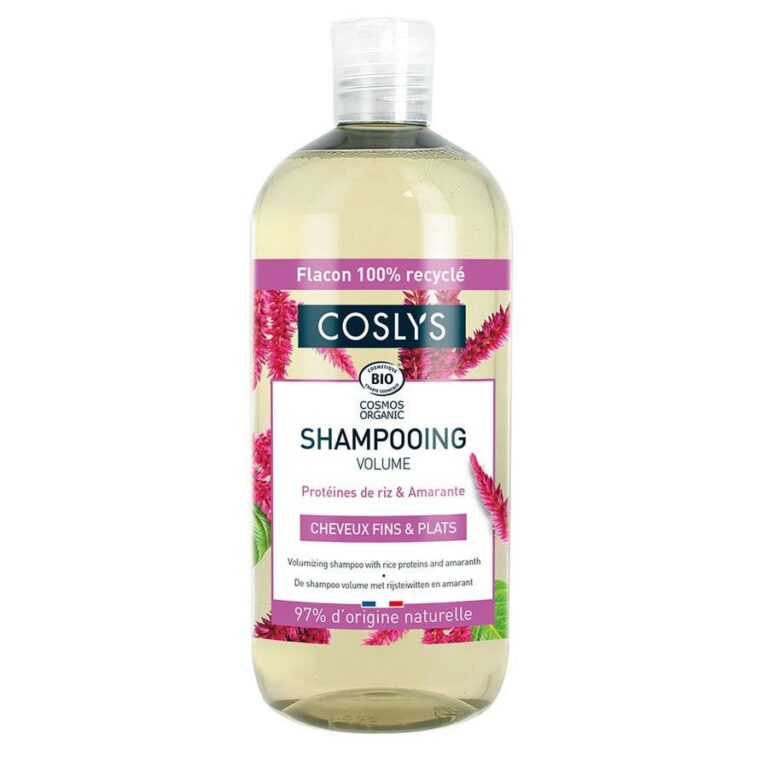 Coslys Organic Voluminizing Shampoo thin & flat hair 500ml (16.90fl oz) - FrenchBeautyHub