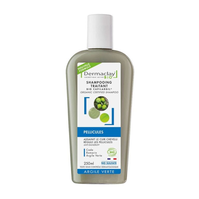 Dermaclay Bio Anti - Dandruff Shampoo with Green Clay