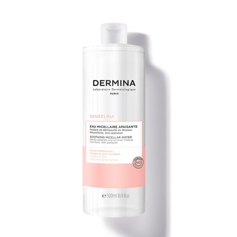 Dermina Senselina Soothing Micellar Water Intolerant And Sensitive Skins 400ml (13.52fl oz) - FrenchBeautyHub