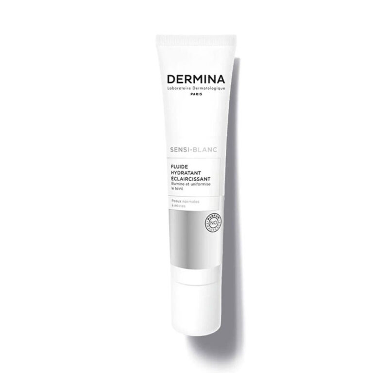 Dermina Sensi - Blanc Fluide Hydratant Eclaircissante for Normal to Combination Skin 50ml (1.69 fl oz) - FrenchBeautyHub