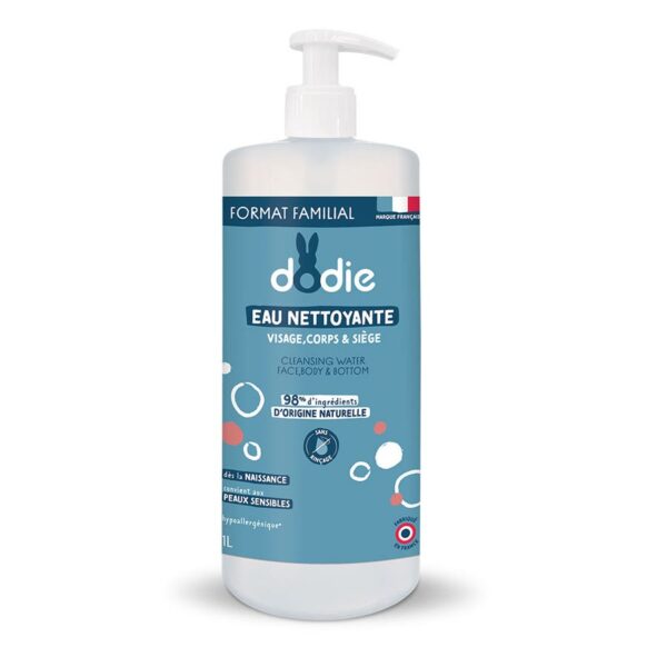 Dodie 3 - in - 1 Cleansing Water From Birth 1L (33.81fl oz) - FrenchBeautyHub