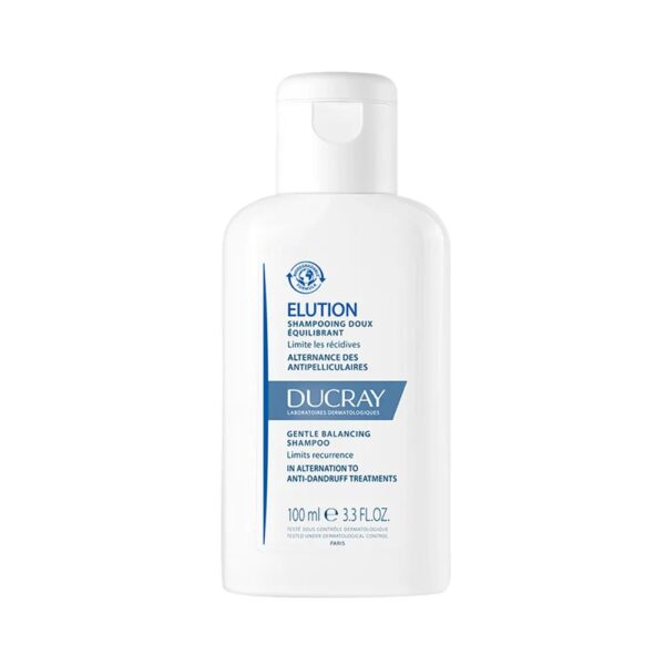 Ducray Elution Gentle Balancing Shampoo for Dandruff Control - FrenchBeautyHub