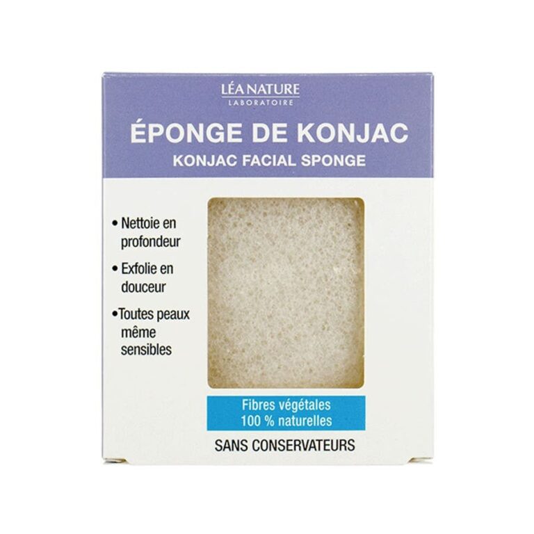 Eau thermale Jonzac Lea Nature Konjac Sponge 50g - FrenchBeautyHub